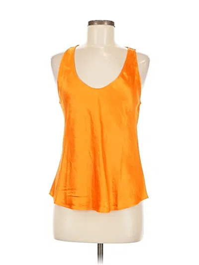 Jcrew Sleeveless Top Orange Halter Neckline Tops