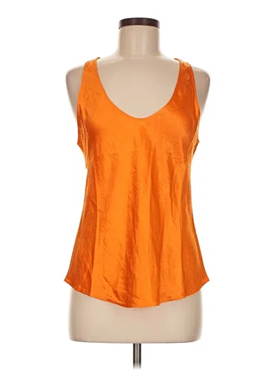 Jcrew Sleeveless Top Orange Scoop Neck Tops