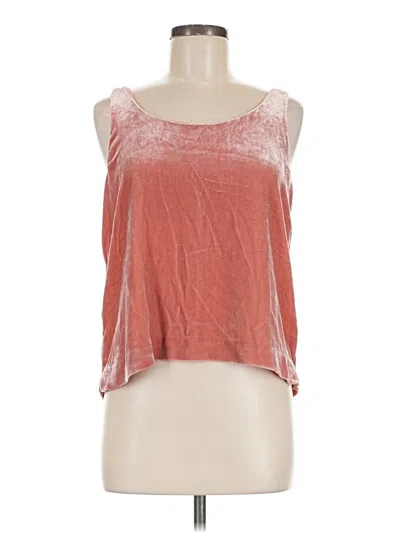 Pre-owned Jcrew Sleeveless Top Pink Strapless Neckline Tops