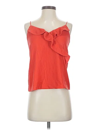Pre-owned Jcrew Sleeveless Top Red One Shoulder Neckline Tops