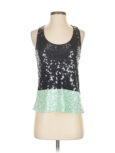 Pre-owned Jcrew Sleeveless Top Teal Halter Neckline Tops In Blue