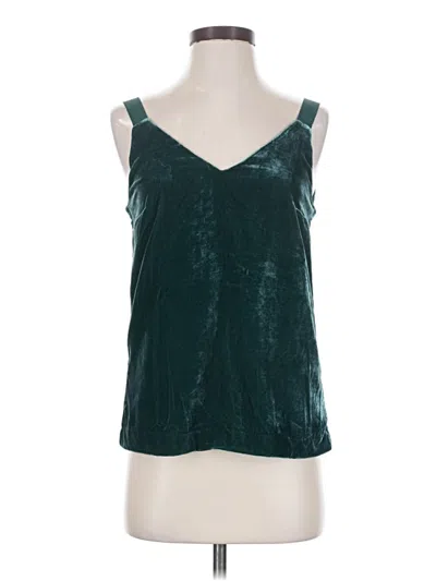 Jcrew Sleeveless Top Teal Scoop Neck Tops