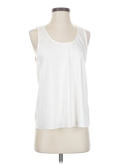Pre-owned Jcrew Sleeveless Top White Halter Neckline Tops