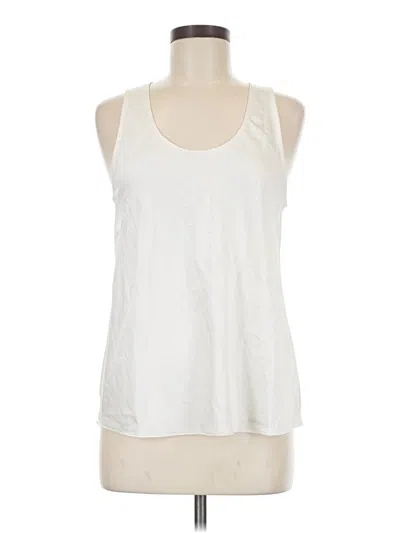 Pre-owned Jcrew Sleeveless Top White Halter Neckline Tops
