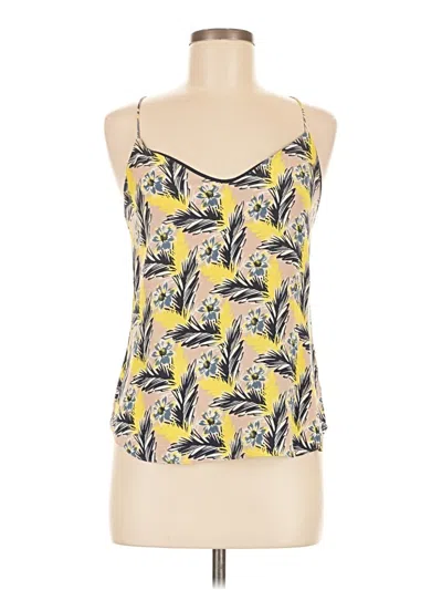 Pre-owned Jcrew Sleeveless Top Yellow Halter Neckline Tops