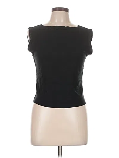 Pre-owned Jcrew Sleeveless T-shirt In Black