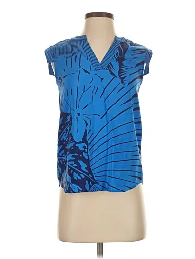 Pre-owned Jcrew Sleeveless T-shirt In Blue