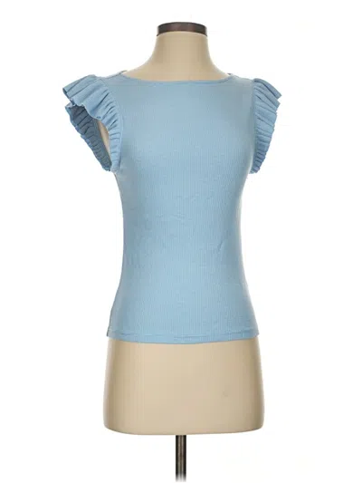 Pre-owned Jcrew Sleeveless T-shirt In Blue