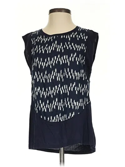Pre-owned Jcrew Sleeveless T-shirt In Blue