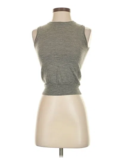 Pre-owned Jcrew Sleeveless T-shirt In Gray