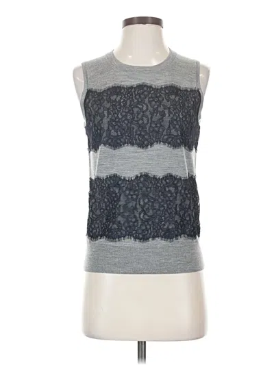 Pre-owned Jcrew Sleeveless T-shirt In Gray