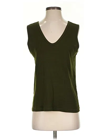 Pre-owned Jcrew Sleeveless T-shirt In Green