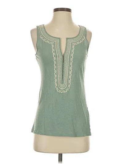 Pre-owned Jcrew Sleeveless T-shirt In Green
