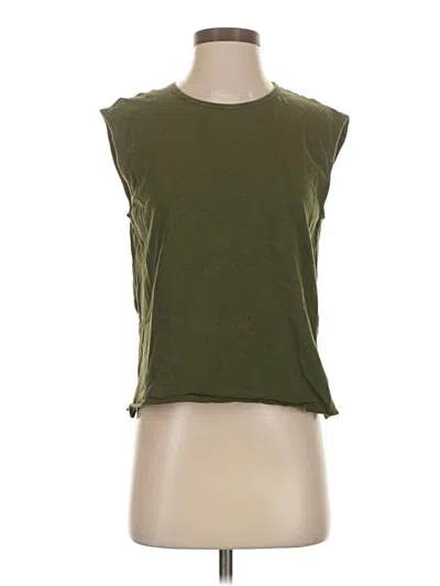 Pre-owned Jcrew Sleeveless T-shirt In Green