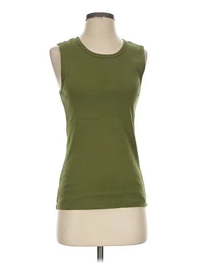 Pre-owned Jcrew Sleeveless T-shirt In Green