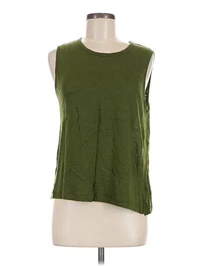 Pre-owned Jcrew Sleeveless T-shirt In Green