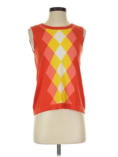 Pre-owned Jcrew Sleeveless T-shirt In Orange