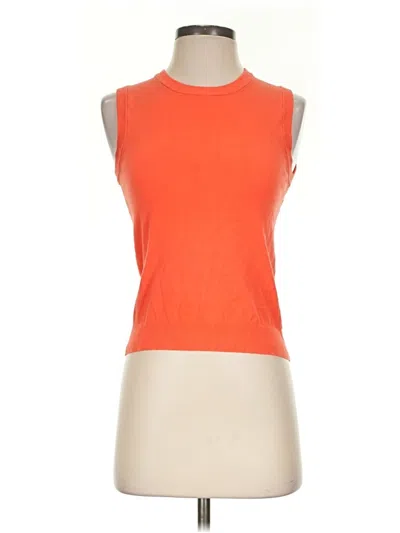 Pre-owned Jcrew Sleeveless T-shirt In Orange