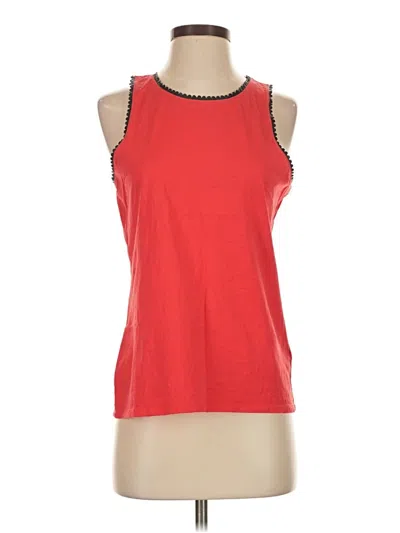 Pre-owned Jcrew Sleeveless T-shirt In Red