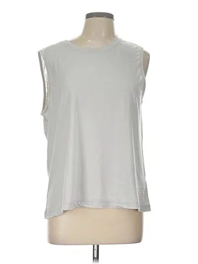 Pre-owned Jcrew Sleeveless T-shirt In Silver