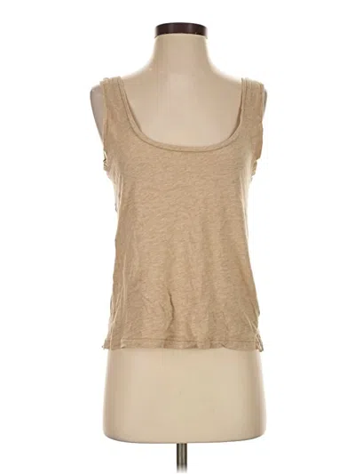 Pre-owned Jcrew Sleeveless T-shirt In Tan