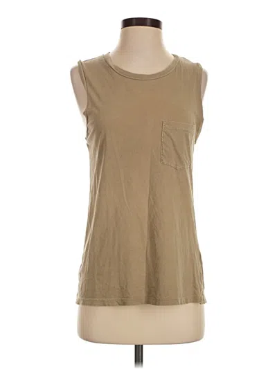 Pre-owned Jcrew Sleeveless T-shirt In Tan