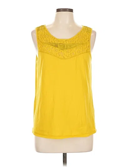 Pre-owned Jcrew Sleeveless T-shirt In Yellow