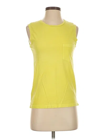 Pre-owned Jcrew Sleeveless T-shirt In Yellow