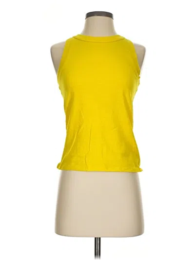Pre-owned Jcrew Sleeveless T-shirt In Yellow