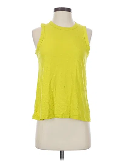 Pre-owned Jcrew Sleeveless T-shirt In Yellow