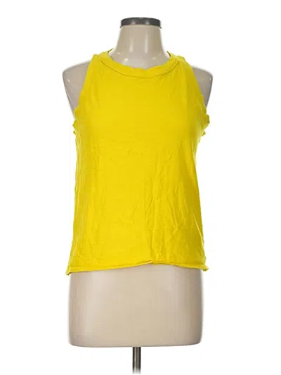 Pre-owned Jcrew Sleeveless T-shirt In Yellow