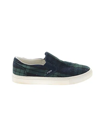 Pre-owned Jcrew Sneakers In Green