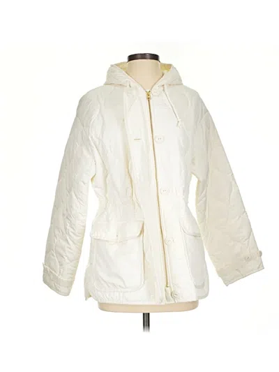 Pre-owned Jcrew Snow Jacket In Ivory