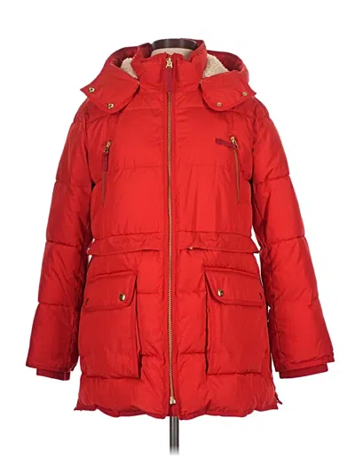 Pre-owned Jcrew Snow Jacket In Red