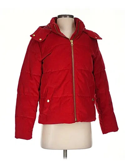Pre-owned Jcrew Snow Jacket In Red