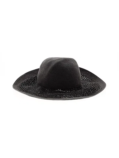 Pre-owned Jcrew Sun Hat In Black