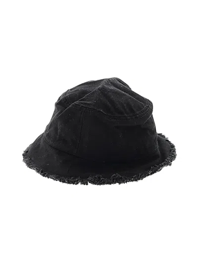 Pre-owned Jcrew Sun Hat In Black