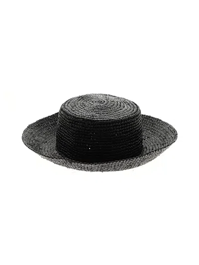 Pre-owned Jcrew Sun Hat In Black