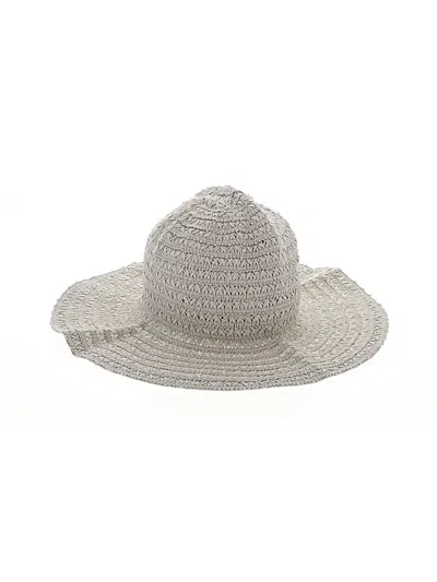 Pre-owned Jcrew Sun Hat In Gray