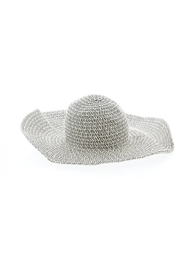 Pre-owned Jcrew Sun Hat In Gray