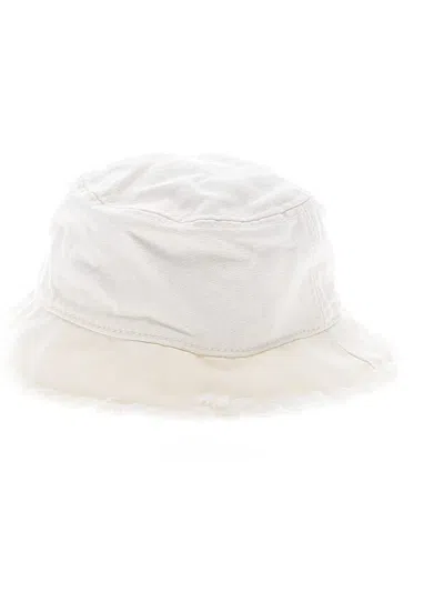 Pre-owned Jcrew Sun Hat In Ivory