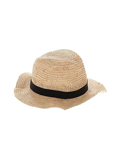 Pre-owned Jcrew Sun Hat In Tan