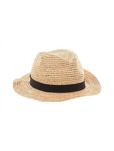 Pre-owned Jcrew Sun Hat In Tan