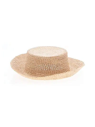 Pre-owned Jcrew Sun Hat In Tan