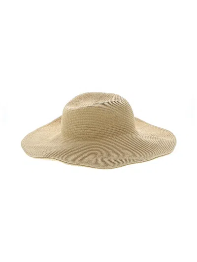 Pre-owned Jcrew Sun Hat In Tan