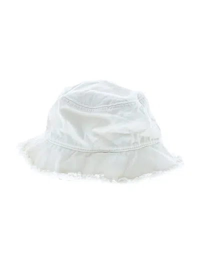 Pre-owned Jcrew Sun Hat In White