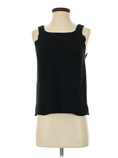 Pre-owned Jcrew Sweater Vest In Black