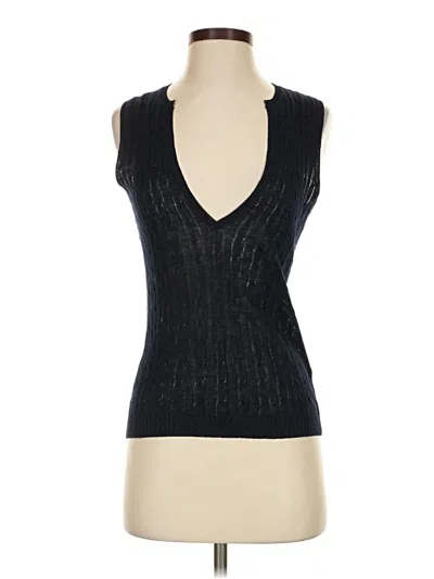 Pre-owned Jcrew Sweater Vest In Black