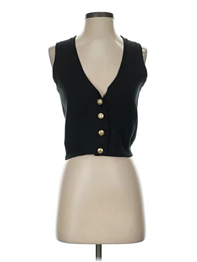 Pre-owned Jcrew Sweater Vest In Black