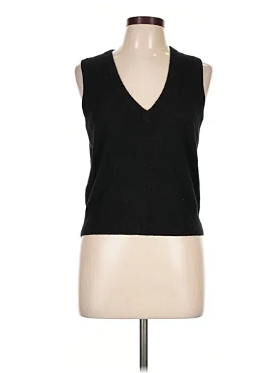 Pre-owned Jcrew Sweater Vest In Black